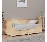 ARKEM Sofá Cama Madera Estructura Cama Cama Madera Cama Individual Maciza de Pino 90x190 cm - 820911