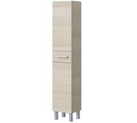 ARKITMOBEL Columna de baño Athena acabada en Color Roble 2 Puertas y 1 cajón 182x35x31 cm