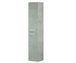 ARKITMOBEL Columna de Baño Suspendida 2 Puertas y 2 Estantes, 150x30x25 (AltoxAnchoxFondo -en cm), Color Cemento, Modelo Athena