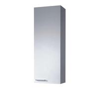 ARKITMOBEL Mueble auxiliar de baño Elora 1 puerta 2 estantes Melamina Blanco brillo 30x85x25 cm