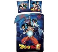 Arlis Dragon Ball Super - Juego de Funda Nórdica (140 x 200 cm) Con Funda de Almohada