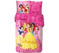 Arlis Juego de cama Princesa, funda nórdica reversible de 140 x 200 cm, funda de almohada de 63 x 63 cm, 100% algodón (juego de cama Princesa, 140 x 200 cm)