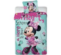 Arlis - Juego de funda nórdica de 140 x 200 cm y 1 funda de almohada de 63 x 63 cm (juego de cama Minnie Disney - M) (Minnie Disney Duvet Cover Set - K, 140 x 200 cm | 63 x 63 cm)