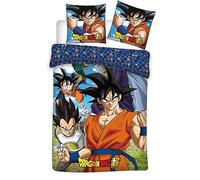 Arlis Juego de Funda Nórdica de Dragon Ball Super - 140 x 200 cm Con Funda de Almohada (Juego de Cama)