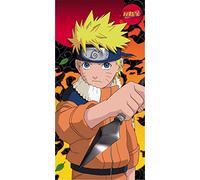 Arlis Toalla de Playa Naruto 70 x 140 cm (Rojo)
