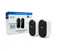 Arlo Essential Cámara de seguridad exterior 2K, pack de 2 - Nuevo