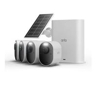 ARLO Ultra 3 Kit 4 Cámaras 4K WiFi con Panel Solar Hub IP65 Blanco - Nuevo