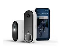 Arlo Kit de seguridad exterior Arlo Essential 3: 1 cámara 2K + 1 timbre con video HD
