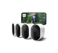 Arlo Pro 5 Camara de Vigilancia WiFi Exterior 2K, Camara Vigilancia WiFi Interior, Sensor de Movimiento, Alarmas para Casa, Visión Nocturna Color, Prueba Arlo Secure Incluida, 4 Cámaras, Blancas