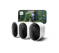 Arlo Pro 5 Camara de Vigilancia WiFi Exterior 2K, Camara Vigilancia WiFi Interior, Sensor de Movimiento, Alarmas para Casa, Visión Nocturna Color, Prueba Arlo Secure Incluida, 3 Cámaras, Blancas