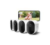 Arlo Cámara de seguridad sin cables Pro 5 2K - 4 cámaras blancas, visión nocturna color