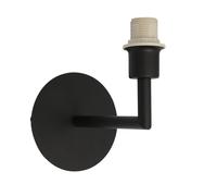 Arm. aplique zanco 1xe14 negro 17x12x17,5 cm