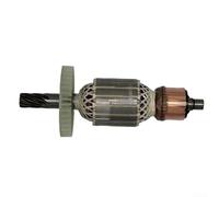 Armadura de motor de 8 dientes para martillo de demolición HM1306, ancla de martillo eléctrico para rotor con núcleo de acero al silicio, pieza de repuesto de 205 mm de longitud para perforación