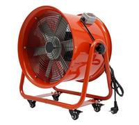 Armanyya Ventilador de construcción, ventilador industrial, ventilador de tambor con 6 aspas, 2800 r/min, caudal de aire 13600 m³/h, ángulo ajustable, bajo ruido para túneles, fábricas, almacenes, etc