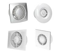 Armar Trading LTD Ventilador extractor de baño 150 mm con sensor de humedad y temporizador WA150H