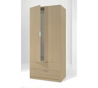 Armario 2 puertas roble 180x81 cm