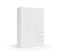 Armario 3 puertas y cajones andromeda - blanco