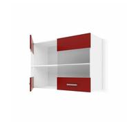 AUCUNE ULTRA Mueble de cocina alto L 80 cm - rojo mate
