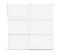Armario alhambra 221x223cm 2 puertas correderas blanco - conforama