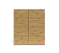 Armario alhambra top ii 200x230x63cm roble - conforama