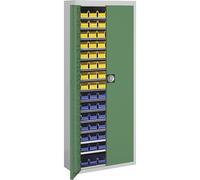 Armario-almacén con cajas visualizables mauser, H x A x P 1740 x 680 x 280 mm, bicolor