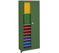 Armario-almacén con cajas visualizables mauser, H x A x P 1740 x 680 x 280 mm, monocolor