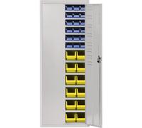 Armario-almacén con cajas visualizables mauser, H x A x P 1740 x 680 x 280 mm, monocolor