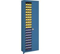 Armario-almacén con cajas visualizables mauser, H x A x P 2150 x 680 x 280 mm, bicolor