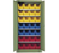 Armario-almacén, monocolor mauser, con 28 cajas visualizables