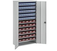 Armario-almacén STEMO, H x A x P 1970 x 1000 x 450 mm, con cajas para estanterías