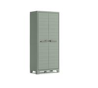 Armario alto baldas planet outdoor 182x80x44 cm para uso interior/exterior verde