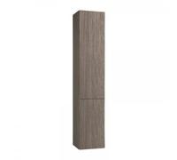 Armario alto burgbad Yumo, con bisagras a la derecha, 2 puertas, anchura: 350mm, manilla G0179, HSKE035RF3198G0179, Color: Melamina de caramelo Oak Dekor / Melamina de caramelo Oak Dekor