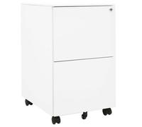 vidaXL Armario archivador acero blanco 39x45x67 cm