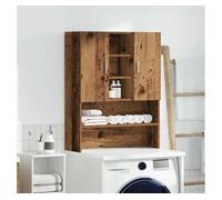 vidaXL Armario para lavadora estilo madera envejecida 70,5 x 25,5 x 90 cm