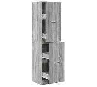 Armario de farmacia vidaXL, color gris Sonoma, 40x41x174,5 cm, fabricado en material de madera