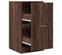 Armario botiquín madera ingeniería marrón roble 40x41x77,5 cm