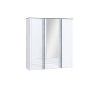 Armario buganvilla puertas batientes con espejo y cajones 201x216cm - conforama 201 cm
