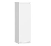 Armario colgante akord w30 blanco 30 cm 1 puerta frente en color blanco 3 estantes 30x30x99 cm