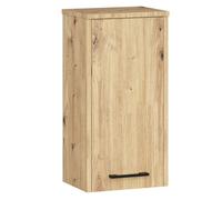 Armario colgante de baño pequeño akord fin roble artisan 30 cm 1 puerta 2 estantes 30x22,5x60 cm