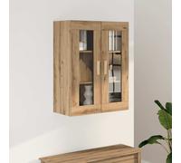 Vidaxl armario colgante de pared roble artesanal 69,5x34x90 cm