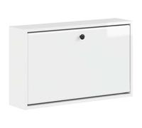 Armario colgante para zapatos BREDA 71 x 17 x 43 cm | De madera de ingeniería, resistente a la humedad, con cajón, para pasillo