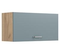 Armario colgante Vicco R-Line Gris azulado/Roble dorado 80 cm Plano, Model 63090