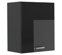 Armario colgante Vicco R-Line Negro brillo intenso/Antracita 50 cm, Model 70041
