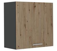Armario colgante Vicco R-Line Roble artesanal/Antracita 60 cm con 1 puerta, Model 65791