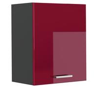 Armario colgante Vicco R-Line Rojo de alto brillo/Antracita 50 cm, Model 70038