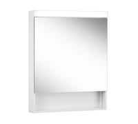 Armario con espejo iluminado LOW basic LED de Schneider, 1 puerta de 60cm, tope intercambiable, compartimento abierto en la parte inferior, 595x120x742mm, 171.265.02.0201, Versión: Estándar de la UE/b