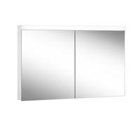 Armario con espejo iluminado LOW basic LED de Schneider, 2 puertas 60/60cm, 1195x120x747mm, 171.320.02.0201, Versión: Estándar de la UE/blanco del corpus/3000K