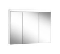 Armario con espejo iluminado LOW basic LED de Schneider, 3 puertas 30/60/30cm, 1195x120x747mm, 171.321.02.0201, Versión: Estándar de la UE/blanco del corpus/3000K