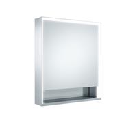 Armario con espejo KEUCO Royal Lumos, de pared, 1 puerta, puerta corta, estante abierto, con bisagra a la derecha, 650mm, 14321171101, Versión: sin control Dalí