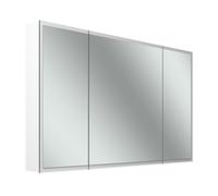 Armario con espejo Schneider GLOW D2W, 3 puertas 30/60/30cm, 1213x136x736mm, iluminación perimetral, Dim2Warm, 218.121.01.02, Versión: CH estándar/estuche blanco